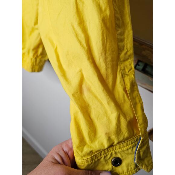 Vintage Goodyear Blimp Yellow & Blue Zip Up Utility Jacket Men's Size Medium - Picture 12 of 16